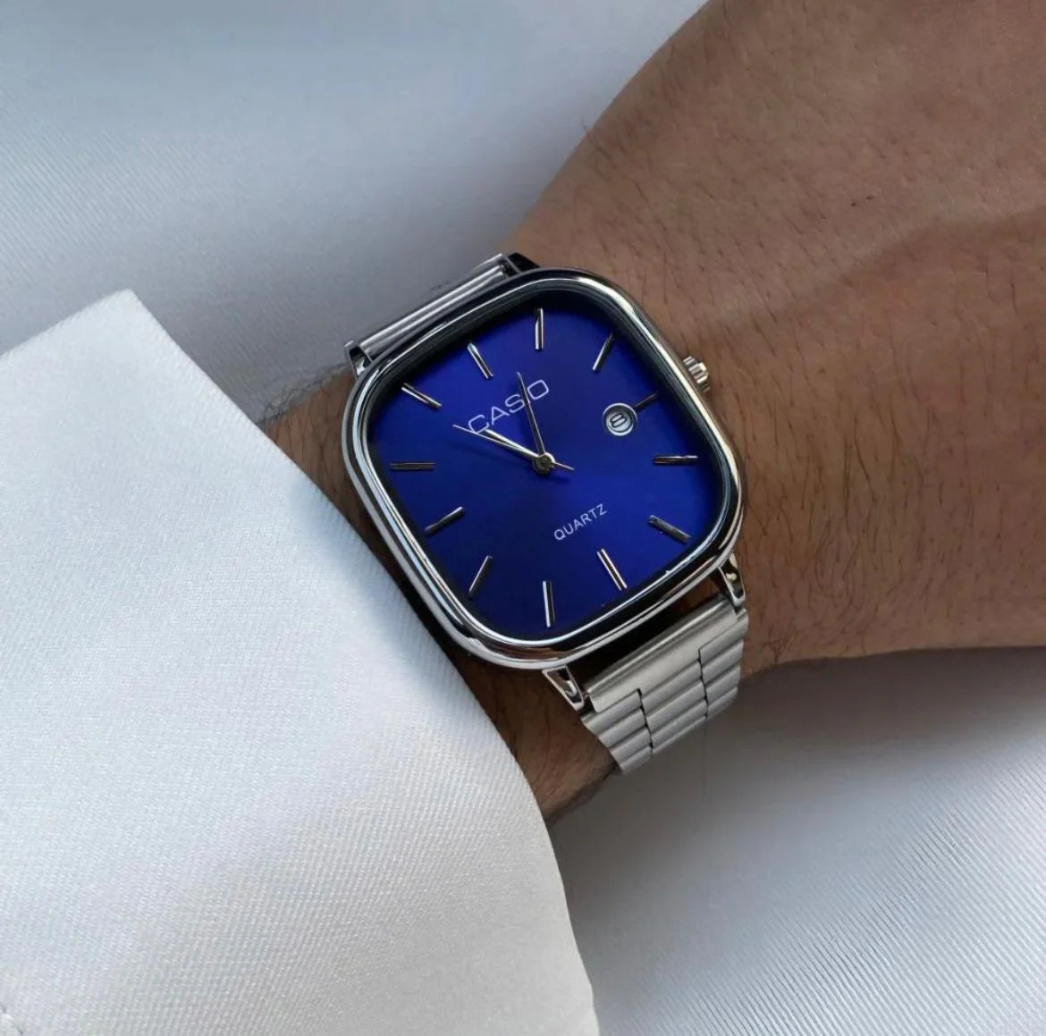 Casio Watch Silver  – كاسيو ووتش فضي