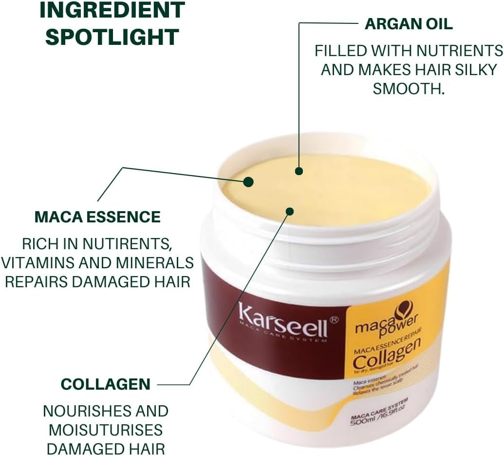 Karseell Collagen Deep Repair Conditioning Hair Mask - 500ml